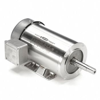 LEESON Washdown Motor 3 HP 3490 145JM 230/460V, 48ZF72