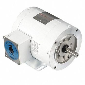 LEESON Motor 1/2 HP 1725 56C 208-230/460V, 48ZF92