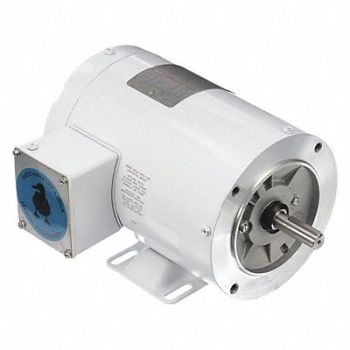 LEESON Motor 1/2 HP 1140 56C 208-230/460V, 48ZF93