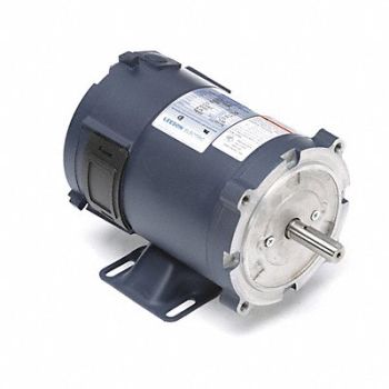 LEESON DC Motor 1/3 HP 1800 rpm 24V DC 56C TEFC, 48ZG52