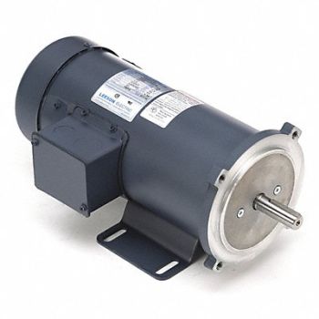LEESON DC Motor 3/4 HP 1750 rpm 90V DC 56C TEFC, 48ZG59
