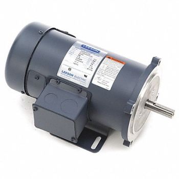 LEESON DC Motor 3/4 HP 2500 rpm 90V DC 56C TEFC, 48ZG62