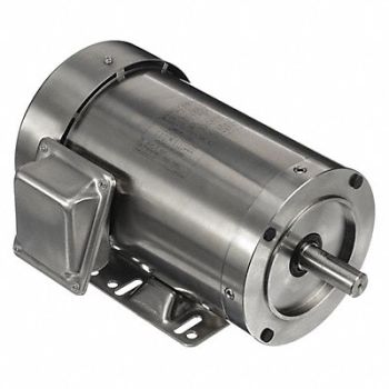 LEESON Motor 1 HP 1750 143TC 208-230/460V, 48ZH81