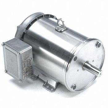 LEESON Washdown Motor 3 HP 1760 182TC 230/460V, 48ZH93
