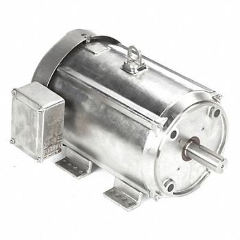 LEESON Washdown Motor 10 HP 3535 215TC 230/460V, 48ZH98