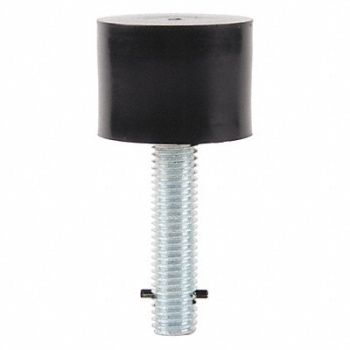 IVES Security Door Stops 1-1/2 in.H Rubber, 48ZR06