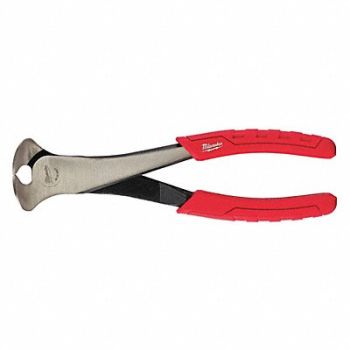 MILWAUKEE End Cutting Pliers Steel 29/64 in Jaw L, 48ZT18
