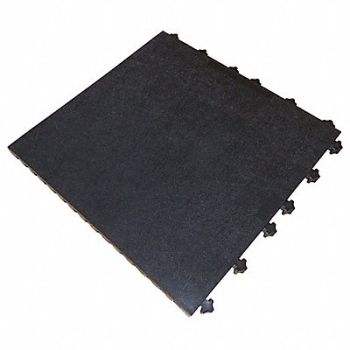 SAFE-FLEX Antifatigue Mat Black 5 lb Weight PK10, 48ZU31