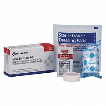 FIRST AID ONLY Burn Care Kit Red 5 pcs. 2-1/4 in H, 48ZV43