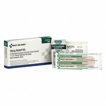 FIRST AID ONLY Sting Relief Kit Box, 48ZV48