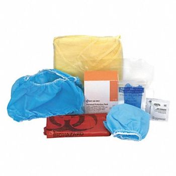 FIRST AID ONLY First Aid Kit Refill Orange 10 pcs., 48ZV50