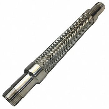 GRAINGER APPROVED Flexible Metal Hose 1-1/4 I.D.24, 48ZZ88