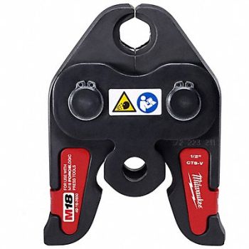 MILWAUKEE Press Jaw Copper SS 1/2 in Pipe, 53AY79