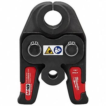 MILWAUKEE Press Jaw Carbon Steel SS 1/2 in Pipe, 53AZ05