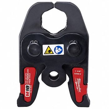 MILWAUKEE Press Jaw Copper SS 1 1/4 in Pipe, 53AY82