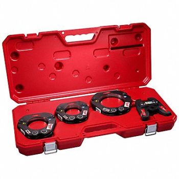 MILWAUKEE Press Ring Kit 2 1/2 in to 4 in Pipe, 53AY78