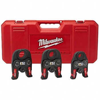 MILWAUKEE Press Jaw Kit 1/2 in to 1 in Pipe, 53AZ04