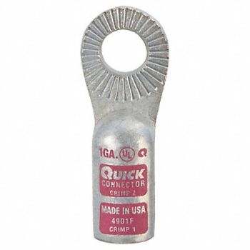 QUICKCABLE OneHole Lug Compression Connector Copper, 5LMK4