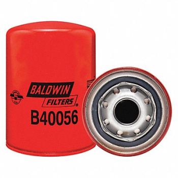 BALDWIN FILTERS Hydraulic Filter Spin-On 3-23/32 O.D., 490C80