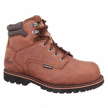 THOROGOOD SHOES 6 Work Boot 10-1/2 W Brown Composite PR, 490K57