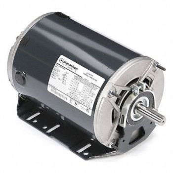MARATHON MOTORS Motor 1 1/2 HP 1725 rpm 56H 208-230/460V, 490T76