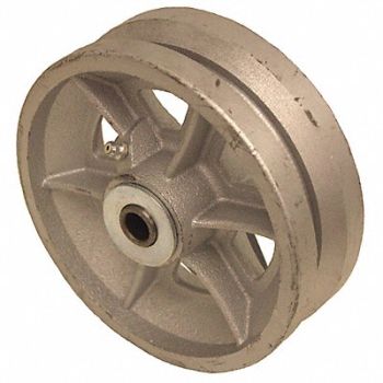GRAINGER APPROVED Iron Tread Wheel 6 1000 lb., 490V02