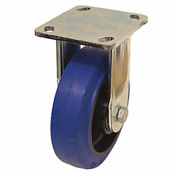 GRAINGER APPROVED Standard Plate Caster Rigid 1100 lb., 490V17