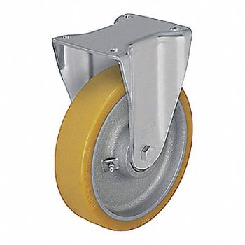 GRAINGER APPROVED Standard Plate Caster Rigid 1650 lb., 490V23