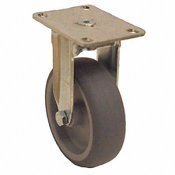 GRAINGER APPROVED Standard Plate Caster Rigid 220 lb., 490V25