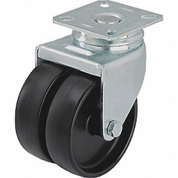 GRAINGER APPROVED Standard Plate Caster Swivel 175 lb., 490V33