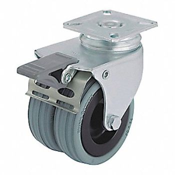 GRAINGER APPROVED Standard Plate Caster Swivel 175 lb., 490V39