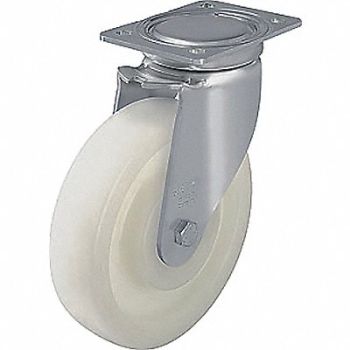 GRAINGER APPROVED Maintenance-Free Plate Caster Swivel, 490V48