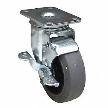 GRAINGER APPROVED Standard Plate Caster Swivel 325 lb., 490V57