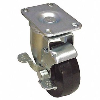 GRAINGER APPROVED Standard Plate Caster Swivel 175 lb., 490V63
