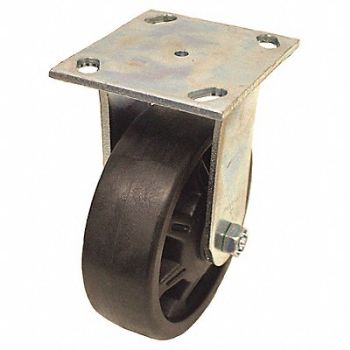 GRAINGER APPROVED Standard Plate Caster Rigid 800 lb., 490V71
