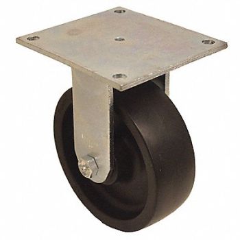 GRAINGER APPROVED Standard Plate Caster Rigid 650 lb., 490V72
