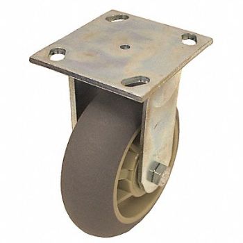 GRAINGER APPROVED Standard Plate Caster Rigid 500 lb., 490V75