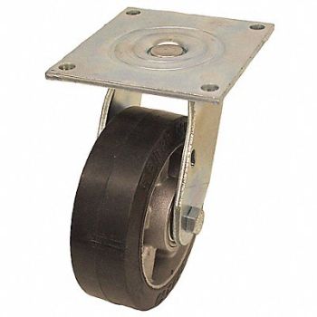GRAINGER APPROVED Standard Plate Caster Swivel 880 lb., 490V82