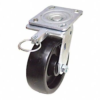 GRAINGER APPROVED Standard Plate Caster Swivel 650 lb., 490V88