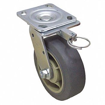 GRAINGER APPROVED Standard Plate Caster Swivel 350 lb., 490V98