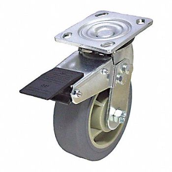 GRAINGER APPROVED Standard Plate Caster Swivel 350 lb., 490V99