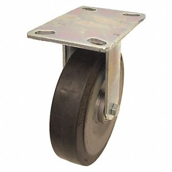 GRAINGER APPROVED Kingpinless Plate Caster Rigid 1320 lb., 490W08
