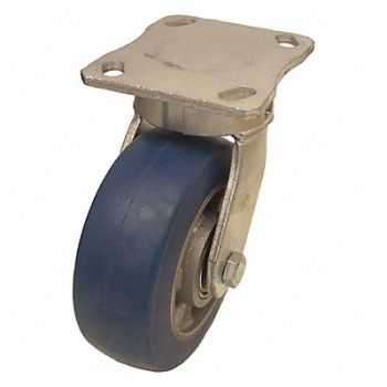 GRAINGER APPROVED Kingpinless Plate Caster Swivel 990 lb., 490W10