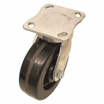 GRAINGER APPROVED Kingpinless Plate Caster Swivel 700 lb., 490W11