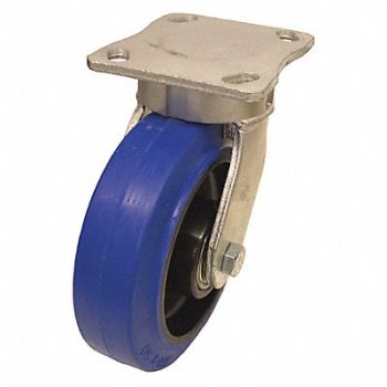 GRAINGER APPROVED Kingpinless Plate Caster Swivel 880 lb., 490W13
