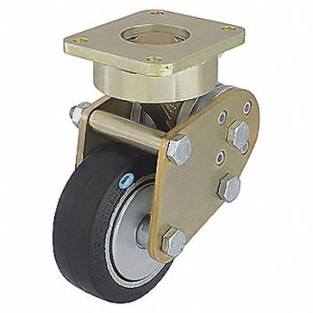 GRAINGER APPROVED Gate Caster 3-15/16 Wheel Dia Black, 490W26
