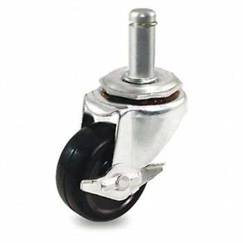 GRAINGER APPROVED Gen Purpose Friction-Ring Stem Caster, 490W50