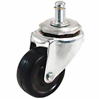 GRAINGER APPROVED Gen Purpose Friction-Ring Stem Caster, 490W47