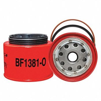 BALDWIN FILTERS Fuel Filter Spin-On Design 2-15/32 L, 490W88