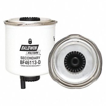 BALDWIN FILTERS Fuel Filter Element Only 4-15/32 L, 490W90